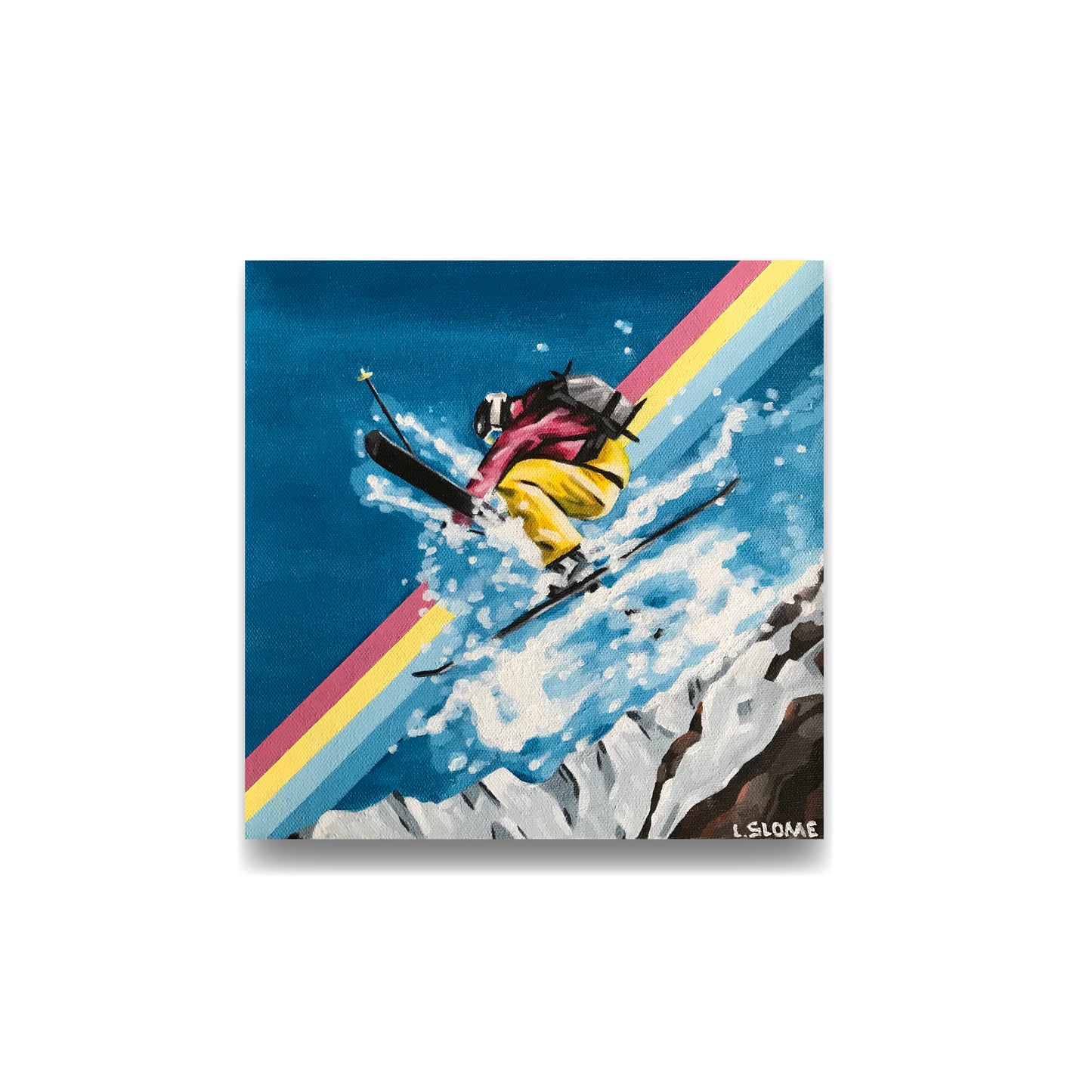 Mini Skier I & II (Framed)